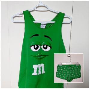 M&M'S World Green M&M pyjamas